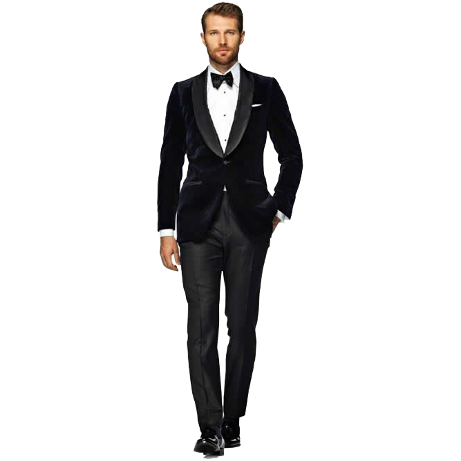 Model Man Black Suit PNG HD Quality