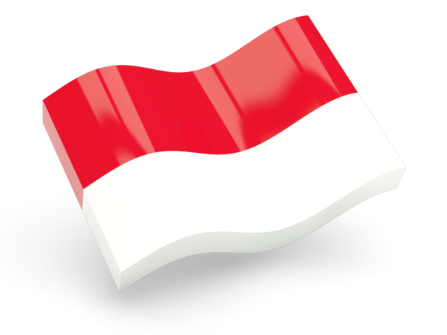 Monaco Flag Waving PNG Clipart Background