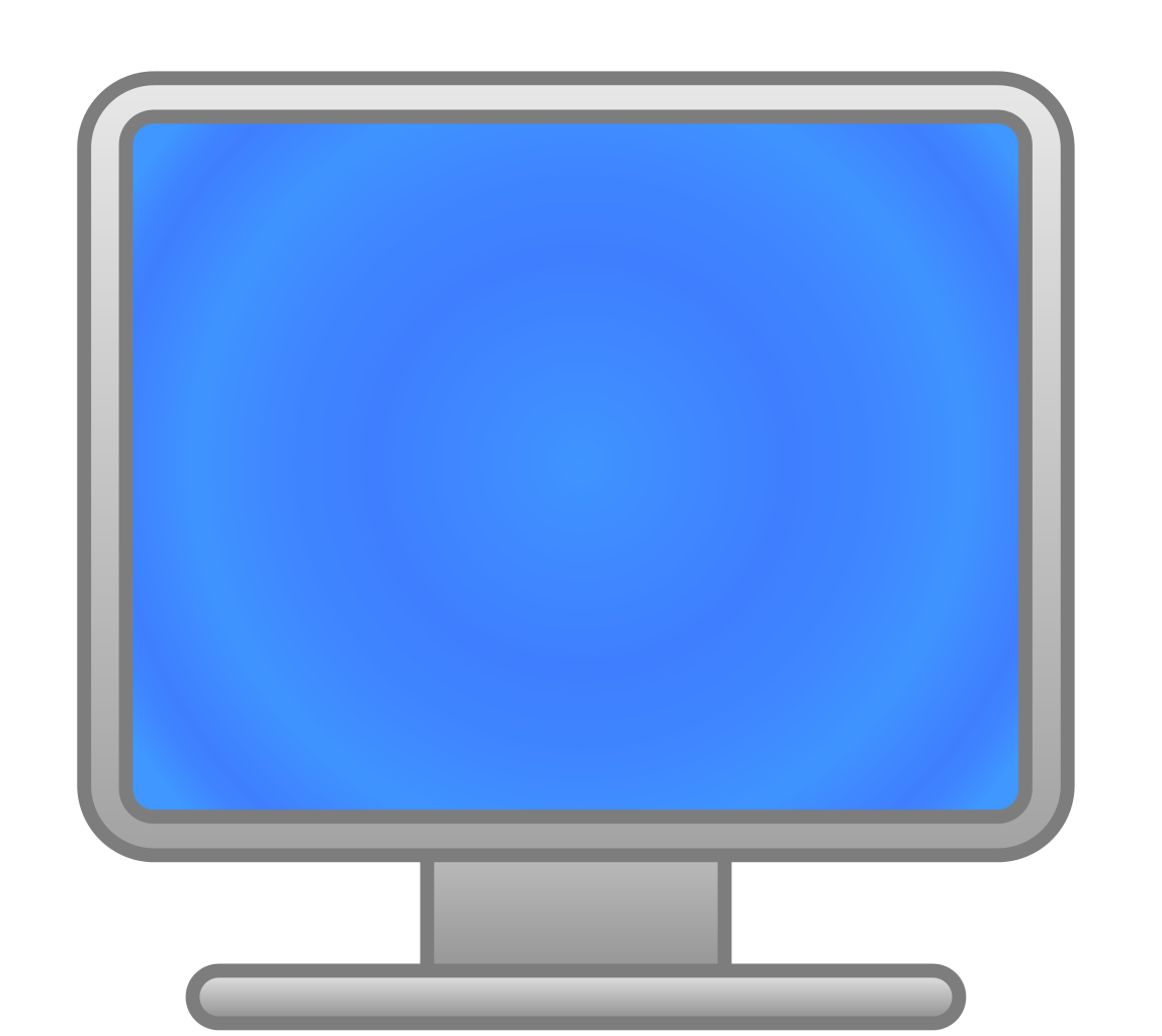 Monitor LED Background PNG Image