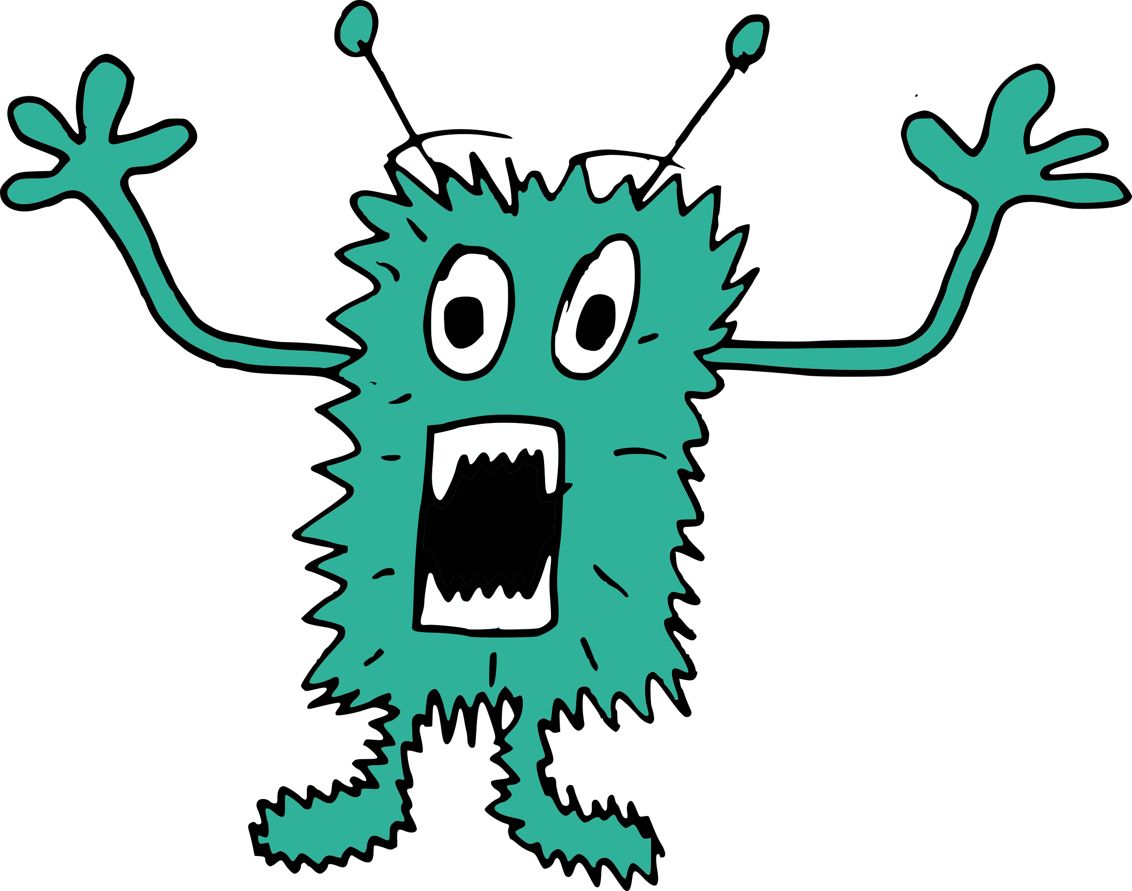 Monster PNG Clipart Background