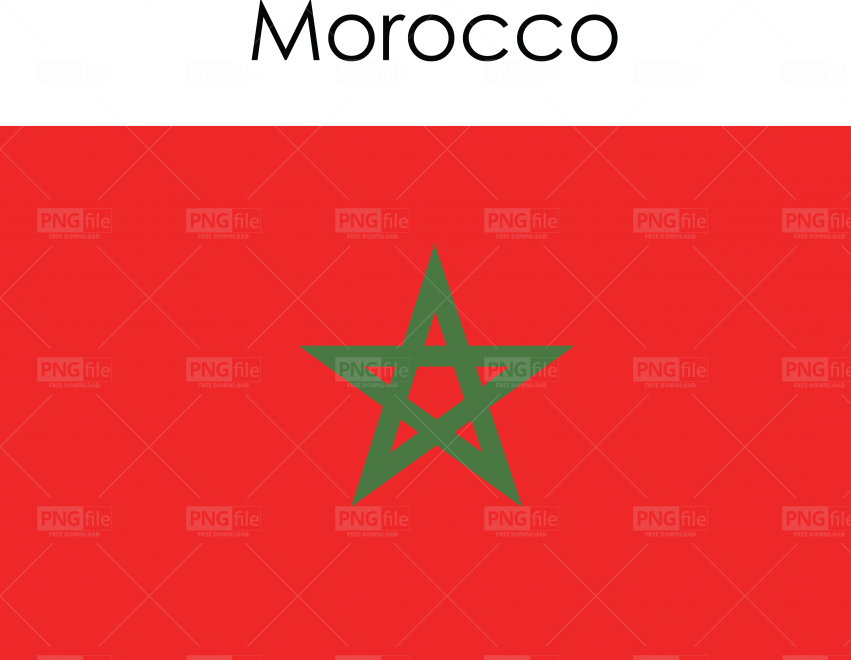 Morocco Flag PNG HD Quality