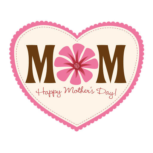 Mothers Day Text Transparent File