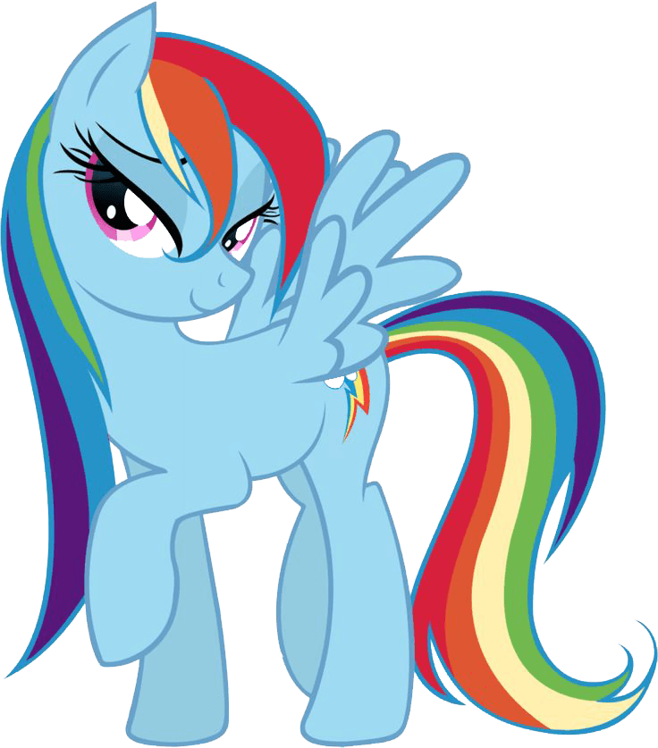 My Little Pony Rainbow Dash PNG HD Quality