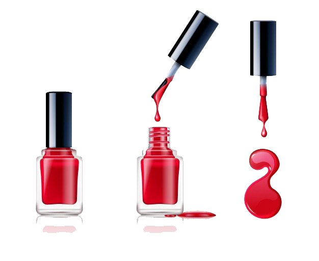 Nail Paint Background PNG Image