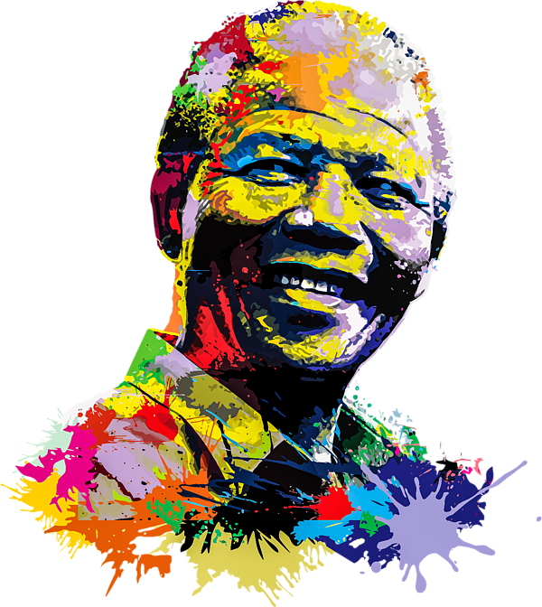 Nelson Mandela Face Transparent PNG