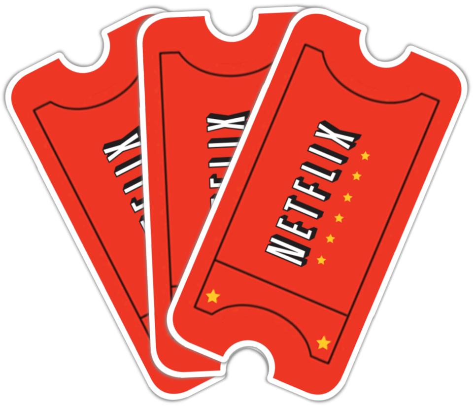 Netflix Tickets PNG Clipart Background