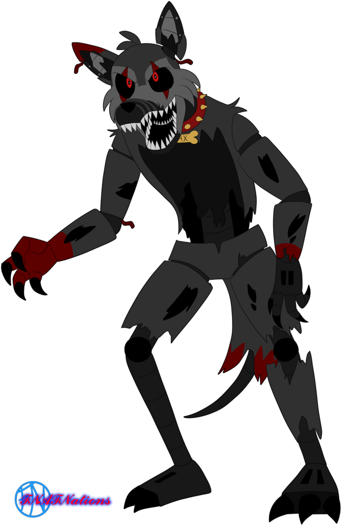 Nightmare Foxy PNG Free File Download