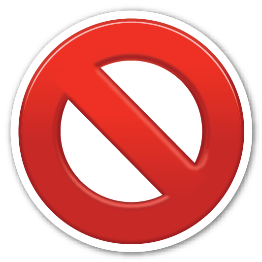 No Entry Background PNG Image