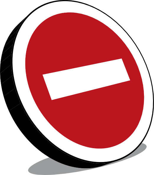 No Entry Red Symbol Download Free PNG