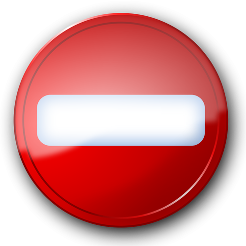 No Entry Red Symbol Transparent Free PNG
