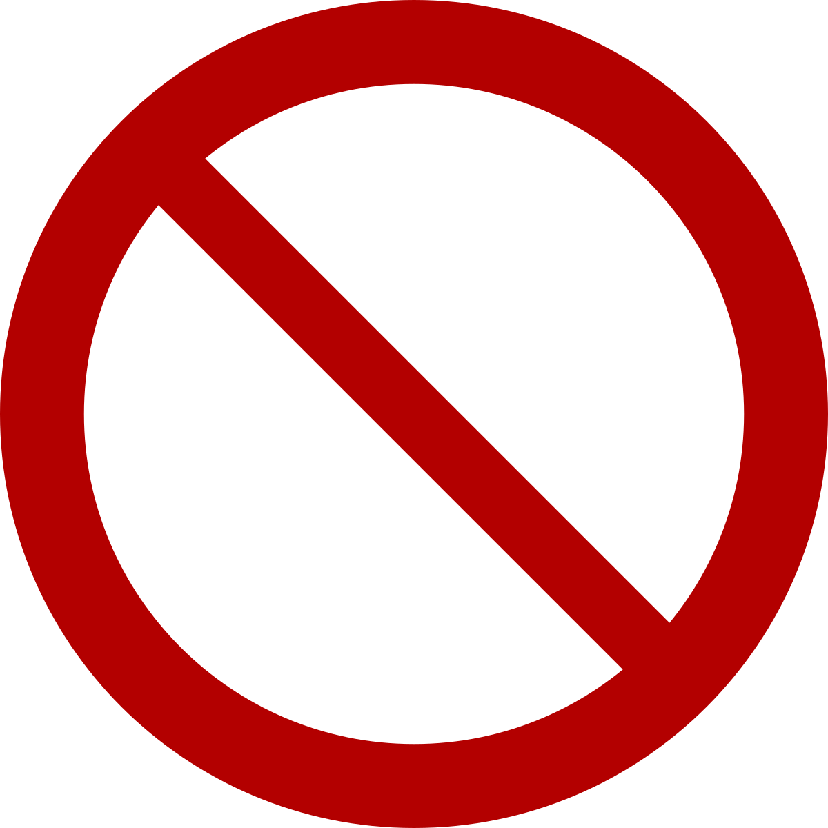 No Entry Symbol Transparent File