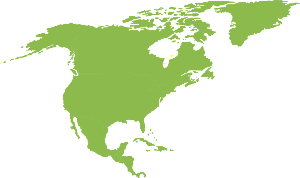 North America Map Background PNG Image