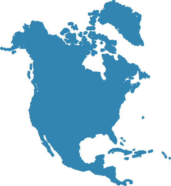 North America Map PNG Background