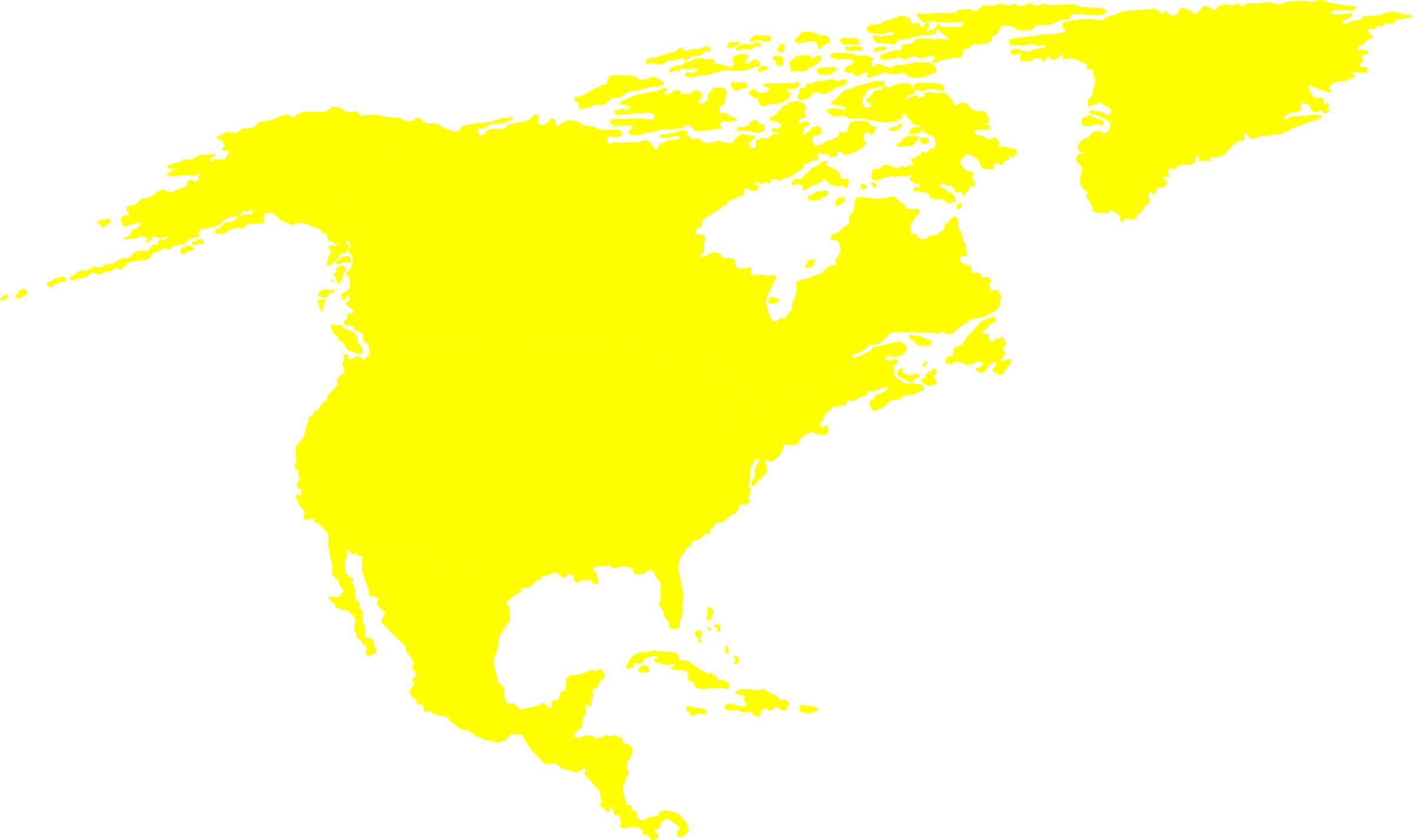 North America Map PNG Photo Image