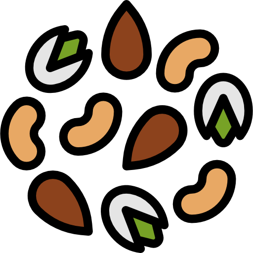 Nuts Vector PNG Clipart Background
