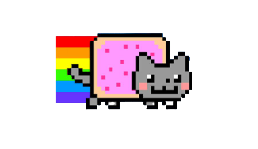 Nyan Cat Pixel Art Transparent File