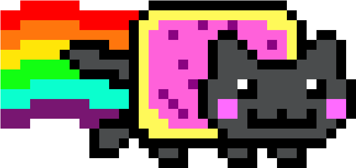 Nyan Cat Rainbow PNG HD Quality