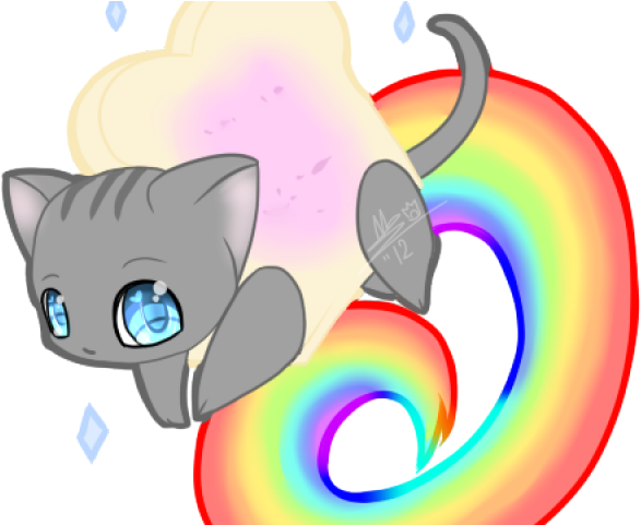 Nyan Cat Rainbow Transparent File