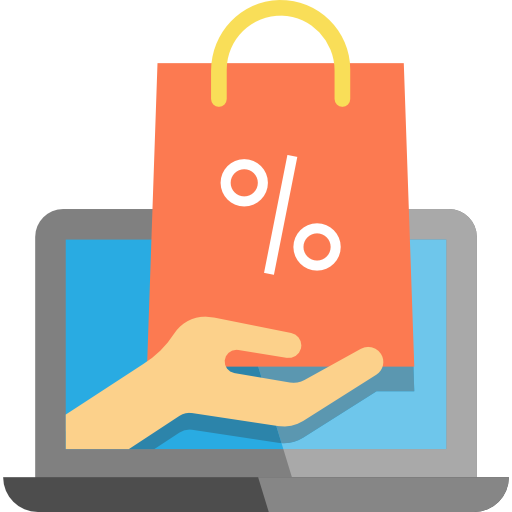 Bag shopping online PNG Sfondo Clipart