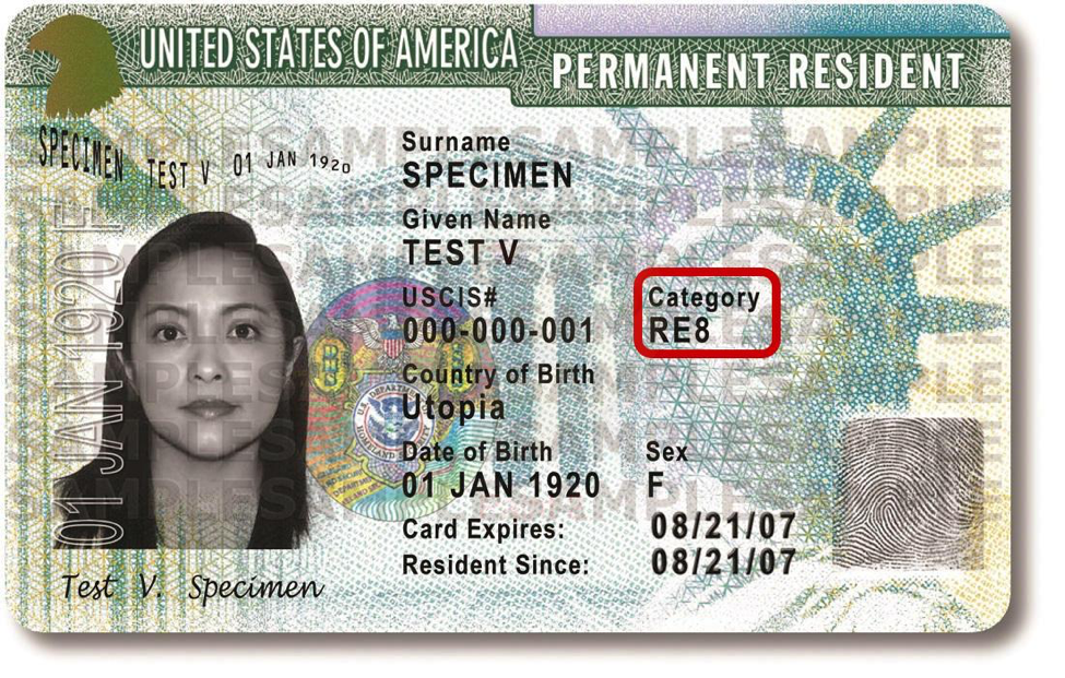 Permanent Green Card PNG Clipart Background