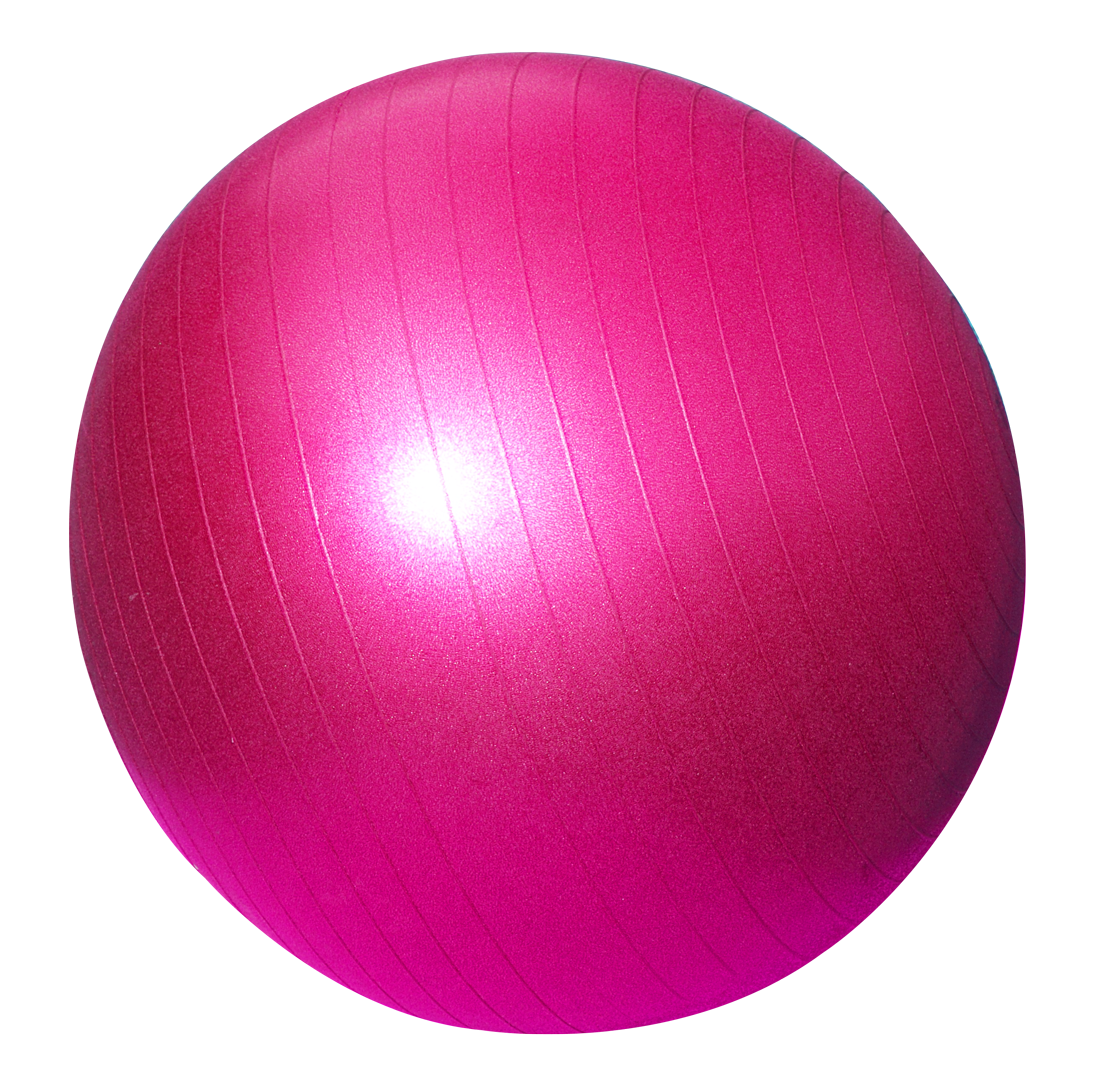 Pink Gym Ball Transparent Background