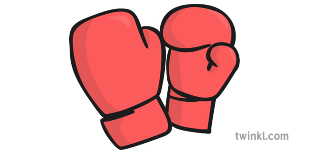Red Boxing Gloves Background PNG Image