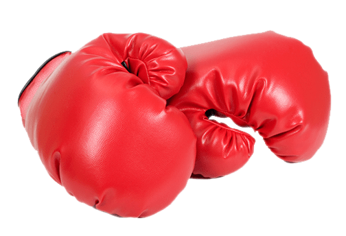 Red Boxing Gloves Transparent Image