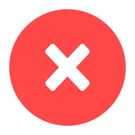 Red Cancel Button PNG Clipart Background
