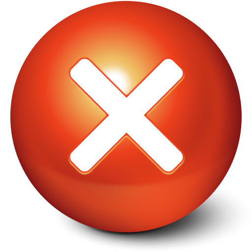 Red Cancel Button Transparent Free PNG