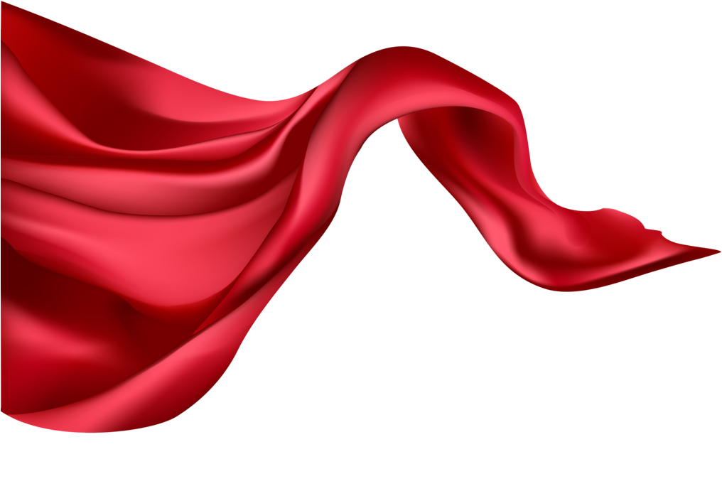 Red Cape PNG Clipart Background