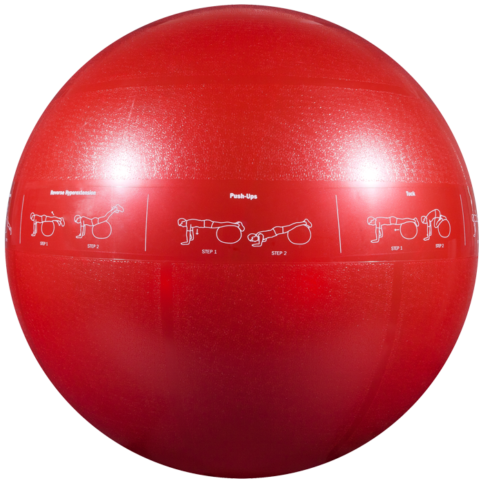 Red Gym Ball PNG Clipart Background