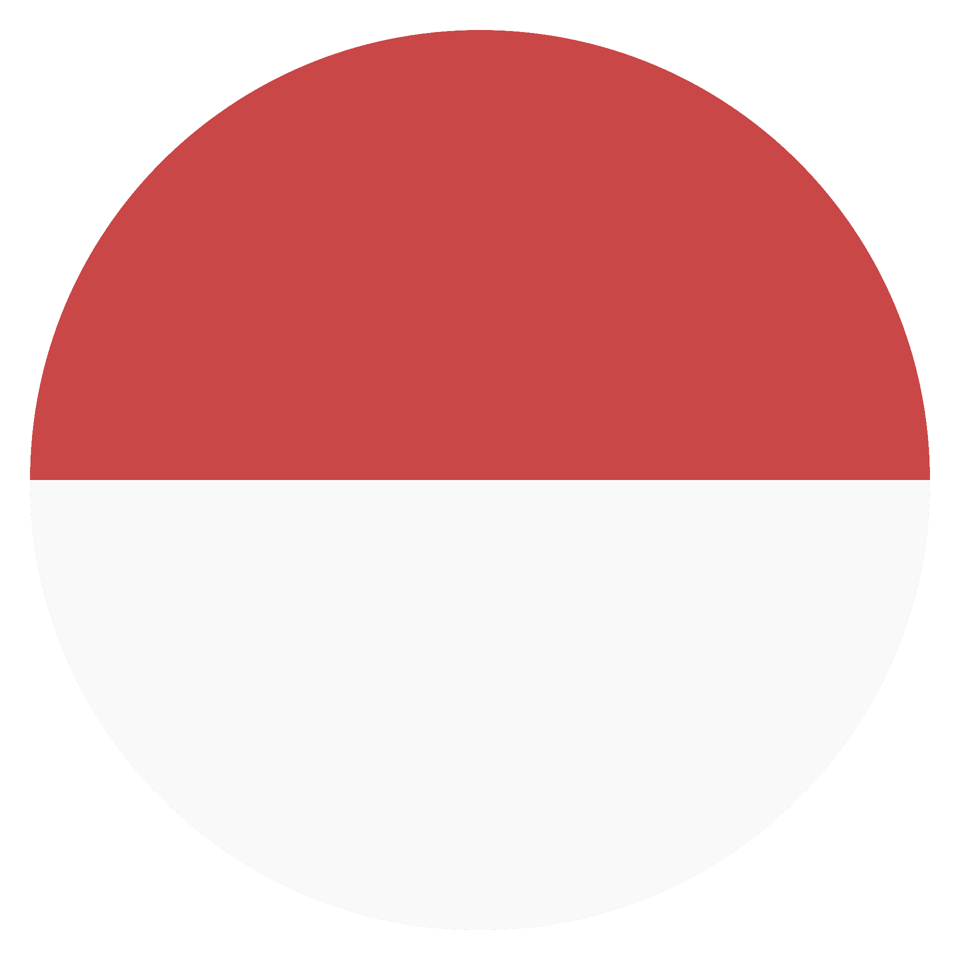 Round Monaco Flag PNG Clipart Background
