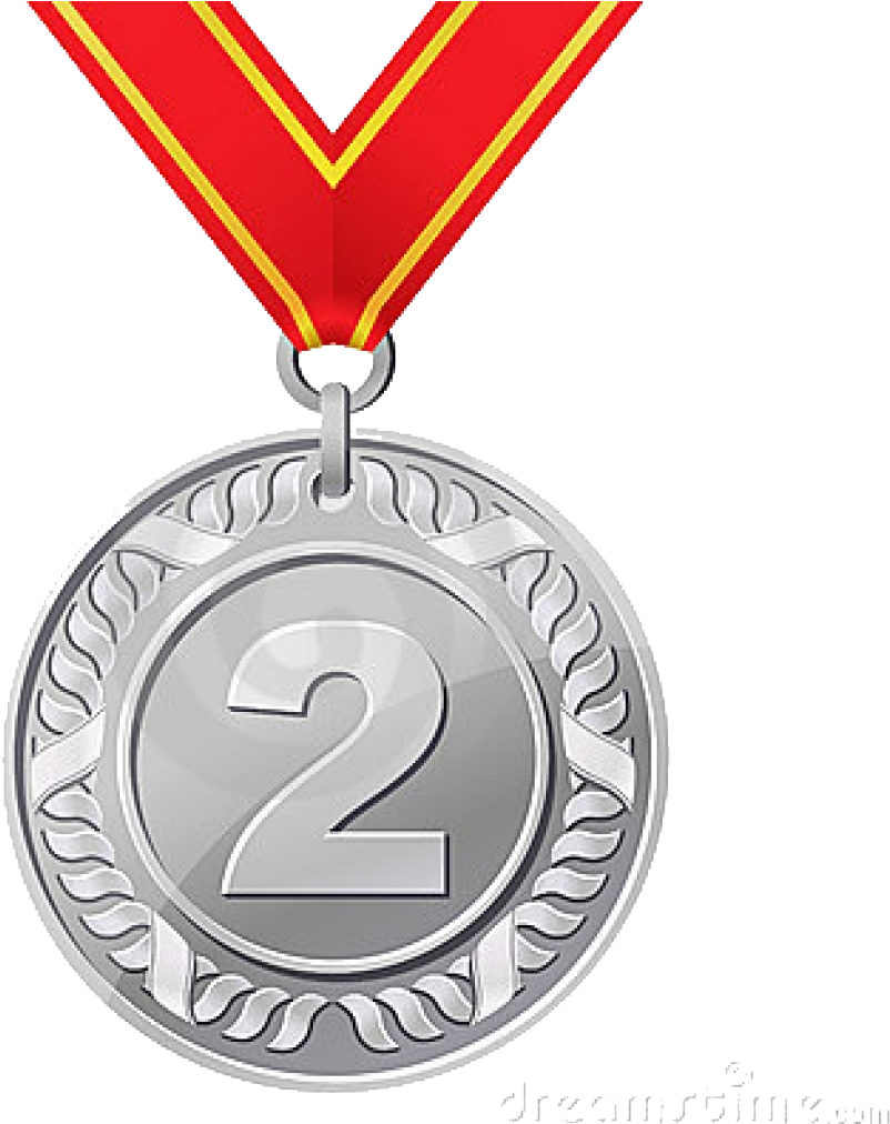 Silver Fondo de Clipart de la medalla PNG