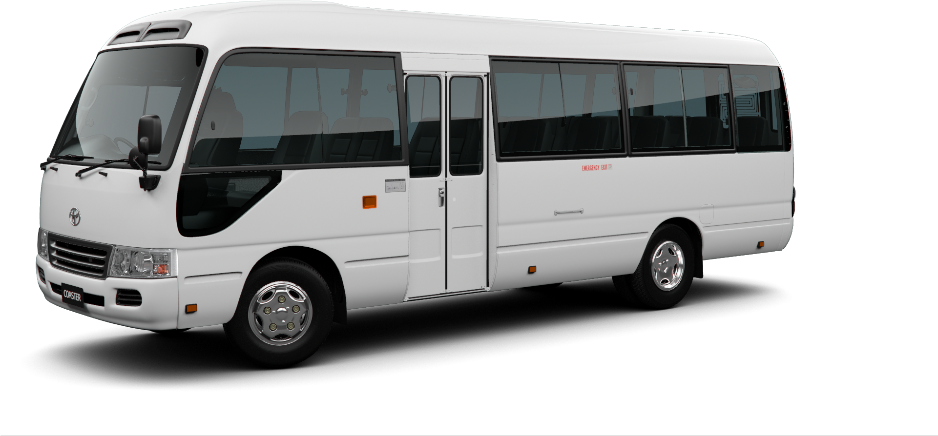 White Bus PNG Clipart Background