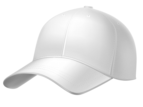 White Cap Background PNG Image