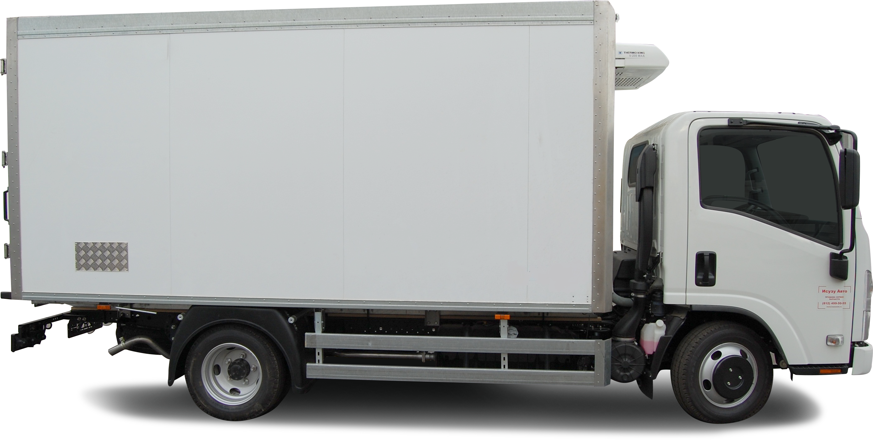 White Cargo Truck PNG Clipart Background