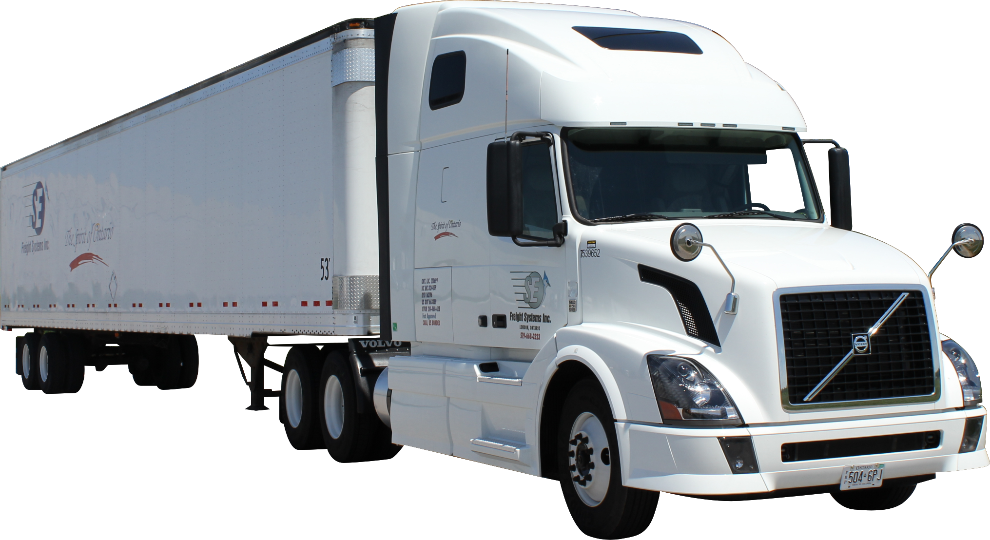 White Cargo Truck Transparent Images