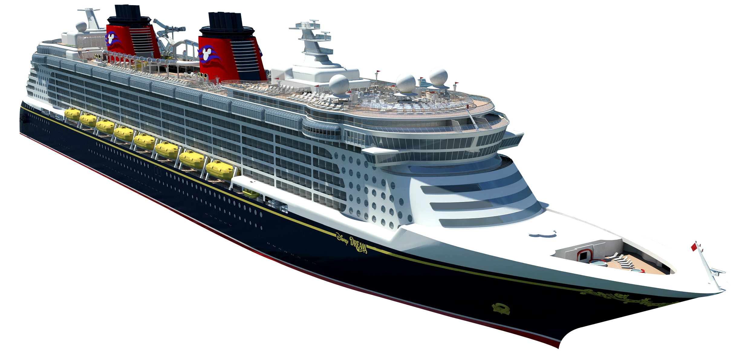 White Cruise Ship PNG HD Quality