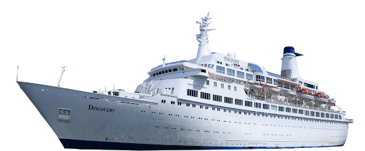 White Cruise Ship Transparent File