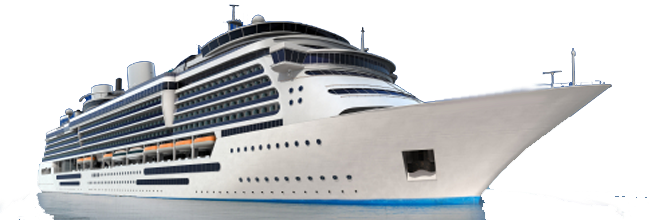 White Cruise Ship Transparent Images