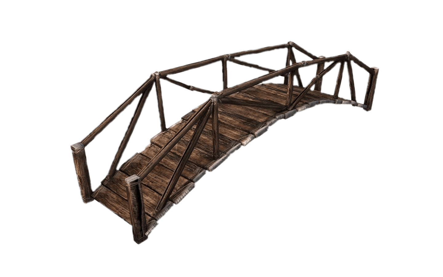 Wooden Bridge Transparent PNG