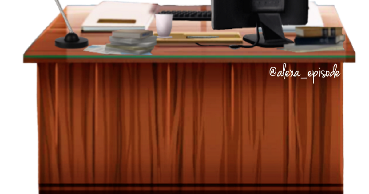 Wooden Desk PNG HD Quality