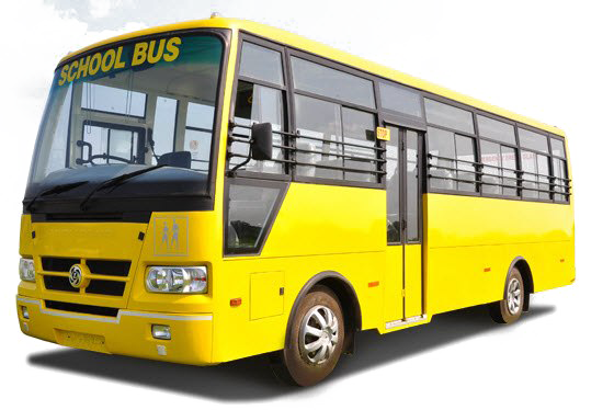 Yellow Bus PNG Clipart Background