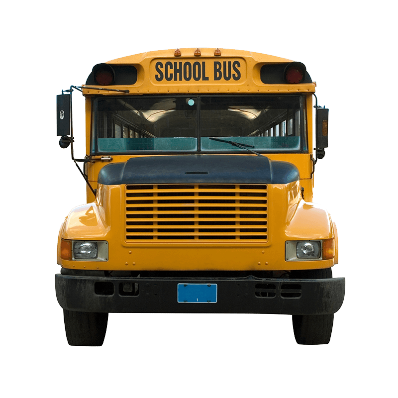 Yellow Bus PNG HD Quality