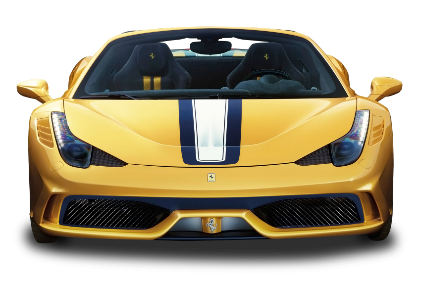 Yellow Car PNG Clipart Background