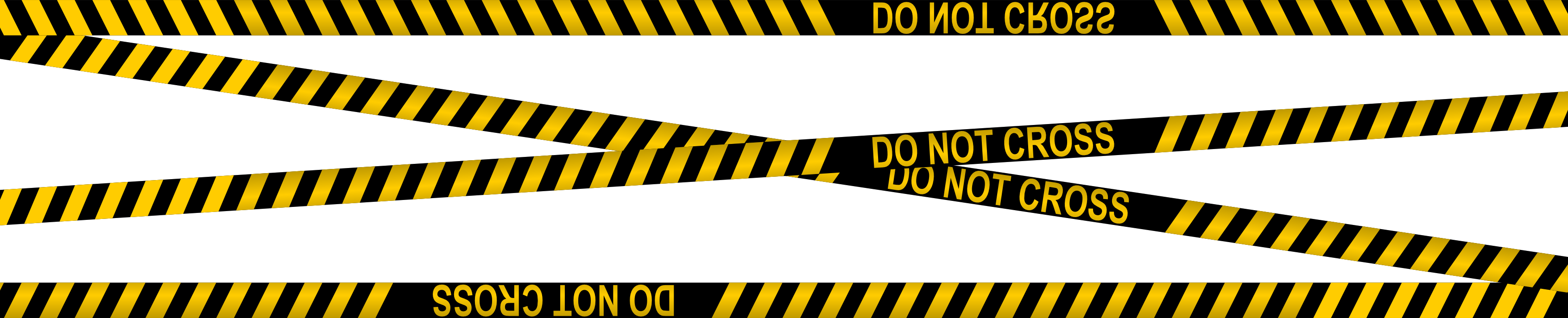 Yellow Caution Tape PNG Clipart Background