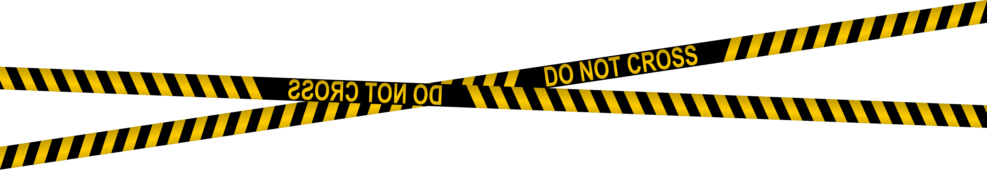 Yellow Caution Tape PNG HD Quality