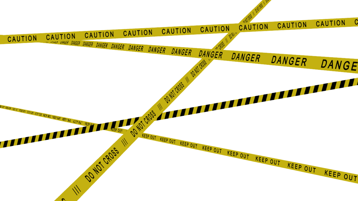 Yellow Caution Tape Transparent Free PNG