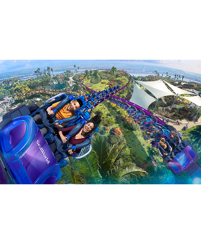 Amusement Theme Park Background PNG Image