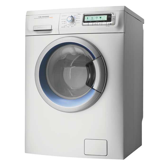 Automatic Washing Machine Background PNG Image